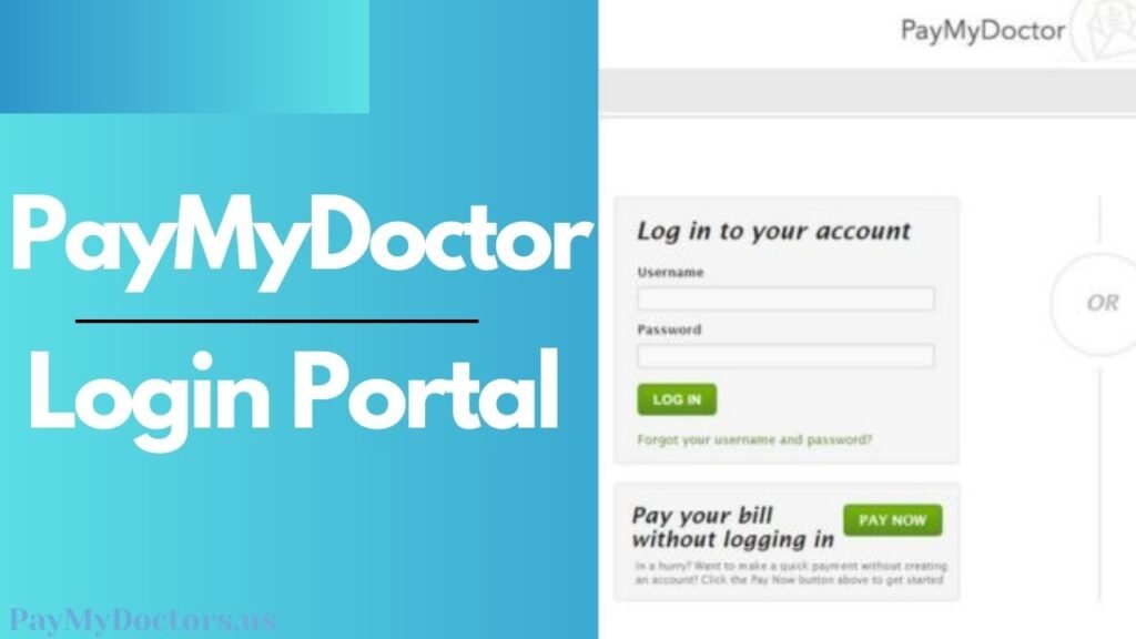 PayMyDoctor Login Portal